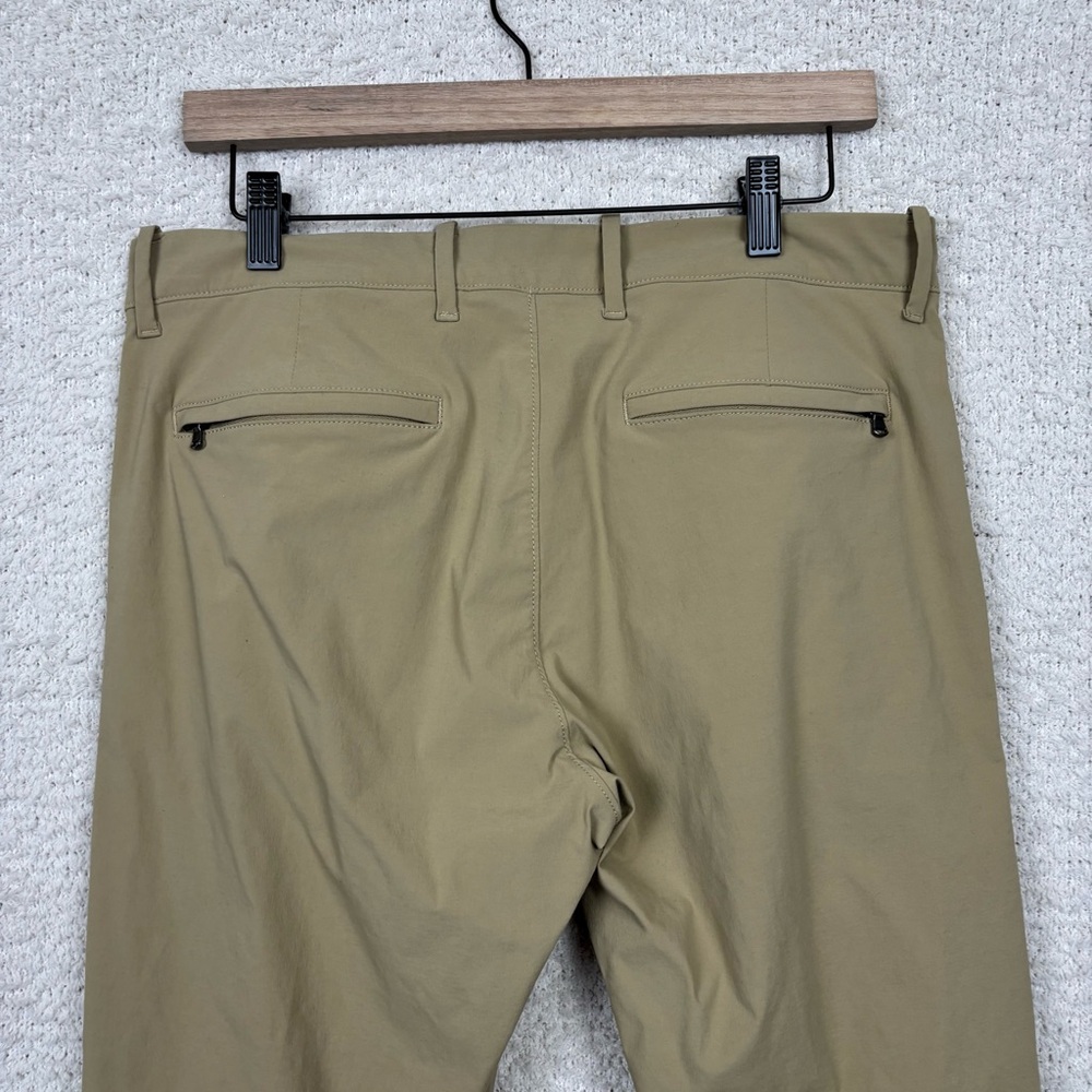 J. Crew Pants Mens 32x32 (33x31.5) Khaki Stretch Slim Flat Front Professional - Picture 5 of 15